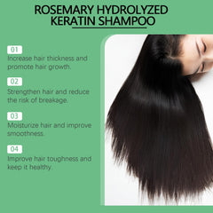 GDS Kerarose Rosemary Shampoo foaming lather delivers gentle cleansing