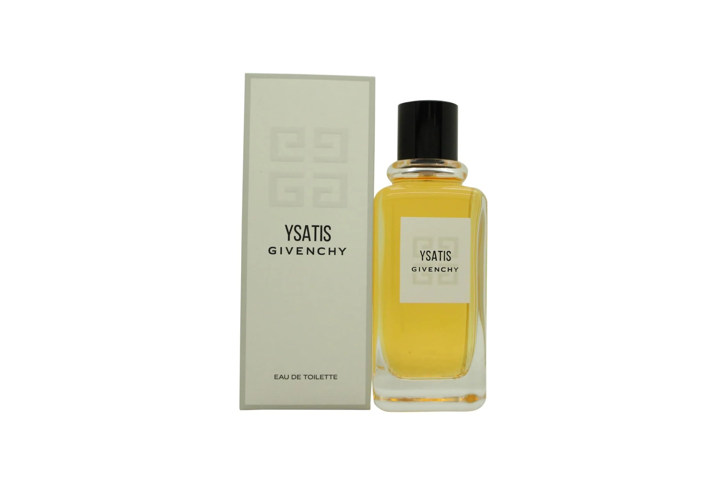 Givenchy Ysatis packaging with bottle on vanity for luxury scent prep