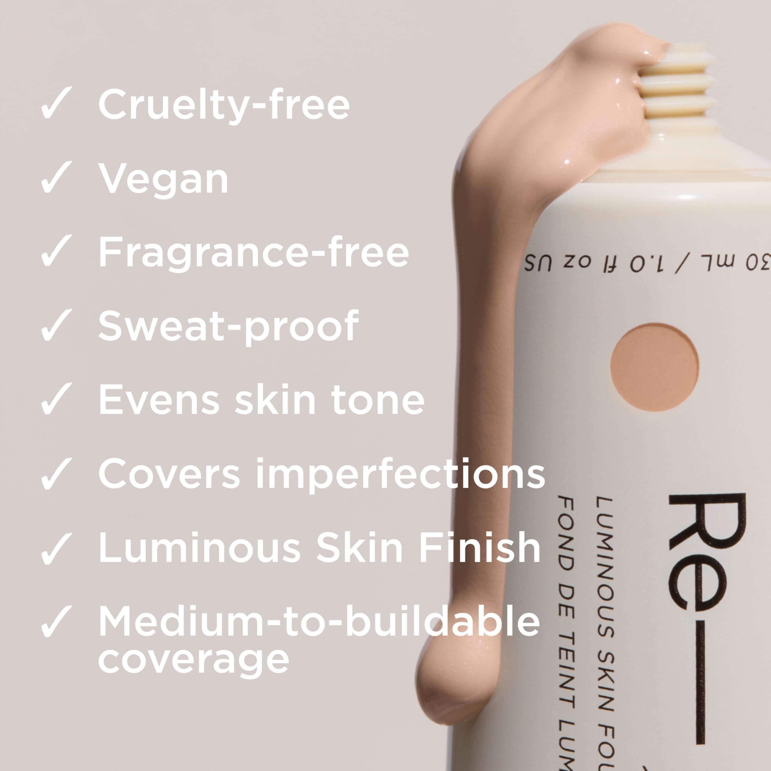 HALEYS Re-form foundation backdrop complements daily routine.