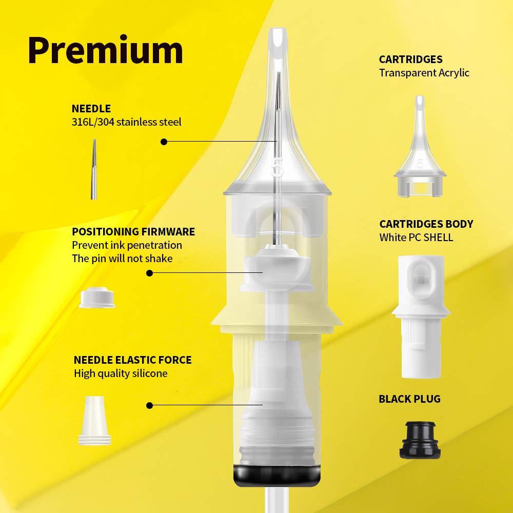 HAWINK 316 stainless steel needle tip detail for durability and smooth entry.