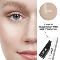 Hide Liquid Concealer Linen shade guide image helps pick a brighter match