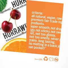 Aroma of anise in Hurraw Licorice lip balm.