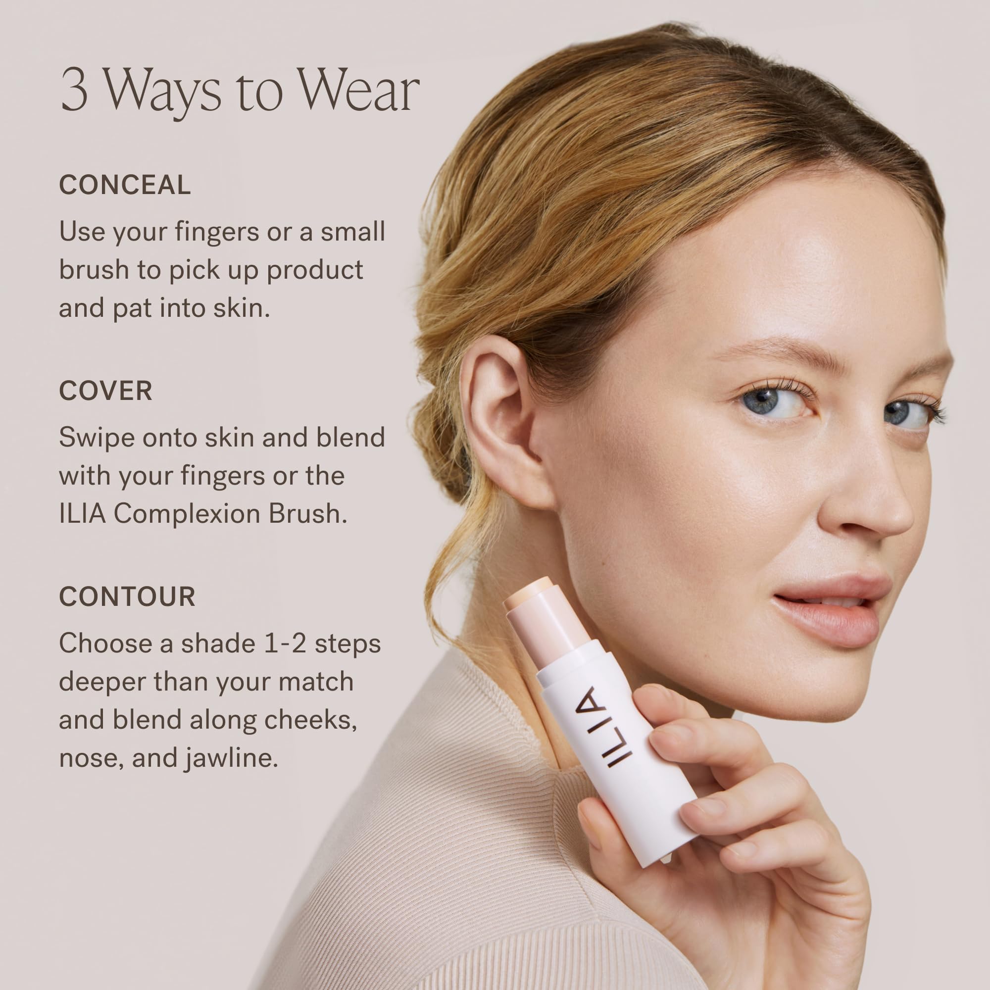 ILIA Skin Rewind application spread glides smoothly for even tone.