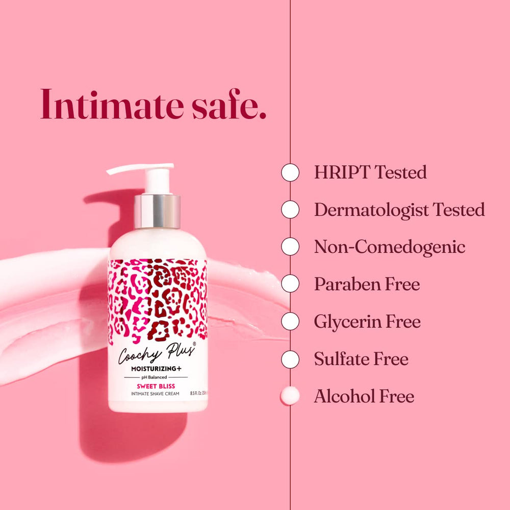 IntiMD Coochy Plus bottle and packaging signaling USA-made quality.