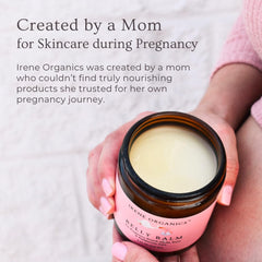 Irene Organics eco-friendly packaging aligns with a toxin-free care approach.