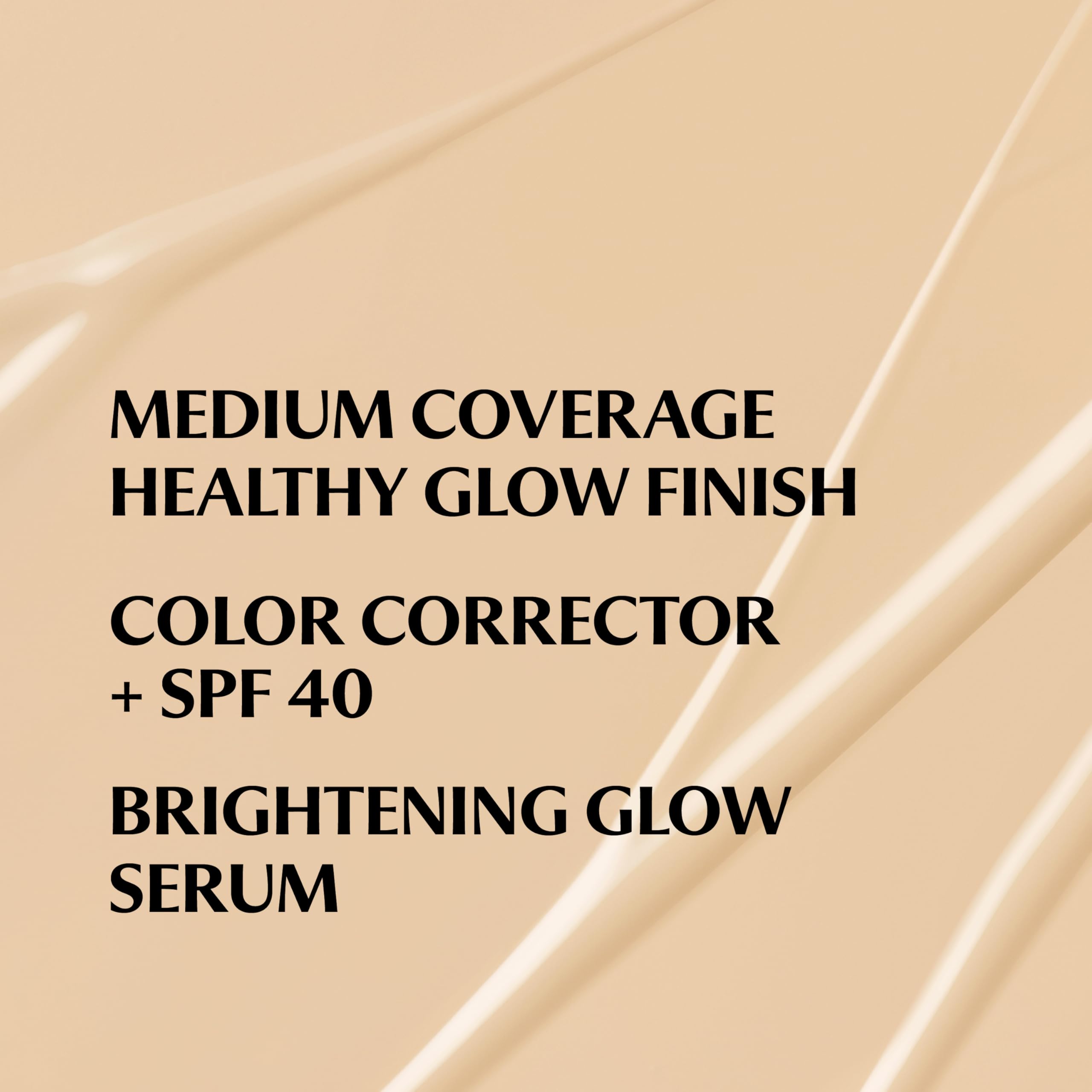 IT Cosmetics CC+ Nude Glow swirl-application demonstrates seamless blending across skin.