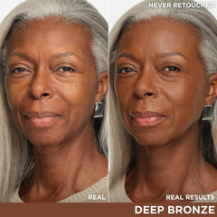 IT Cosmetics CC+ Cream Deep Bronze pump showing easy-to-dispense coverage and hydration.