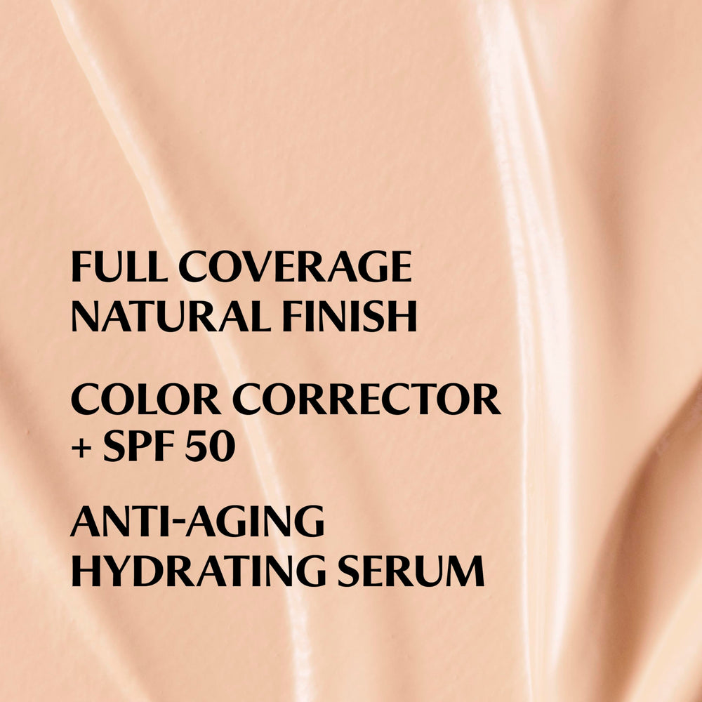IT Cosmetics CC+ Cream application on brush demonstrates easy blend.