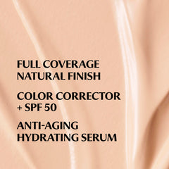 IT Cosmetics CC+ Cream application on brush demonstrates easy blend.