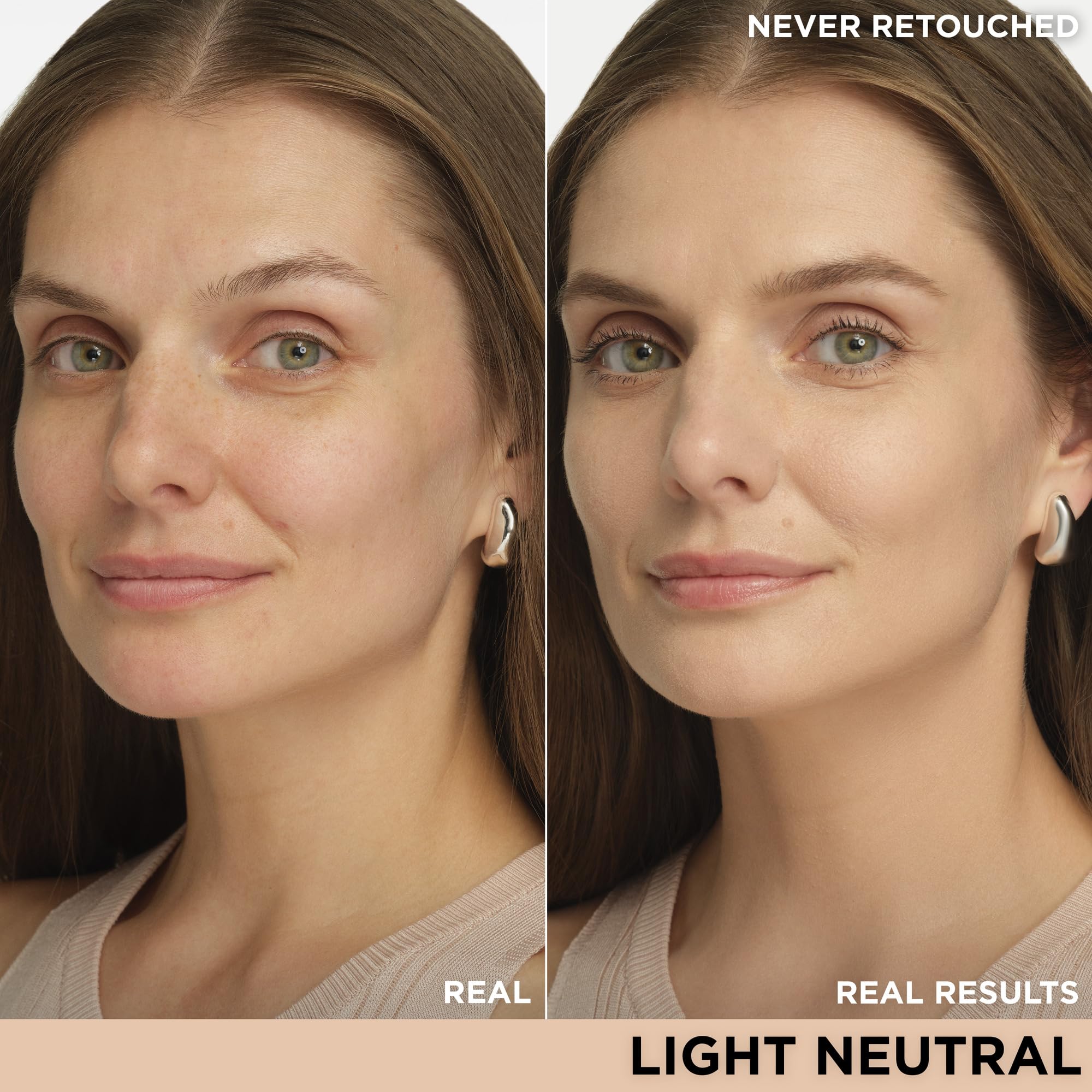 IT Cosmetics CC+ Cream swatch on skin shows natural color correction.