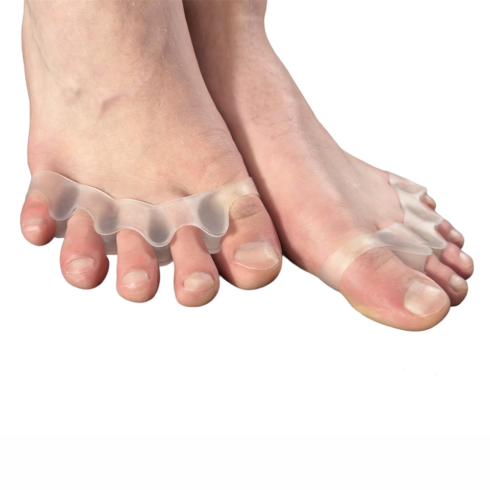 Jaws Podiatry Toe Alignment Separator pack shot shows comfortable daily realignment