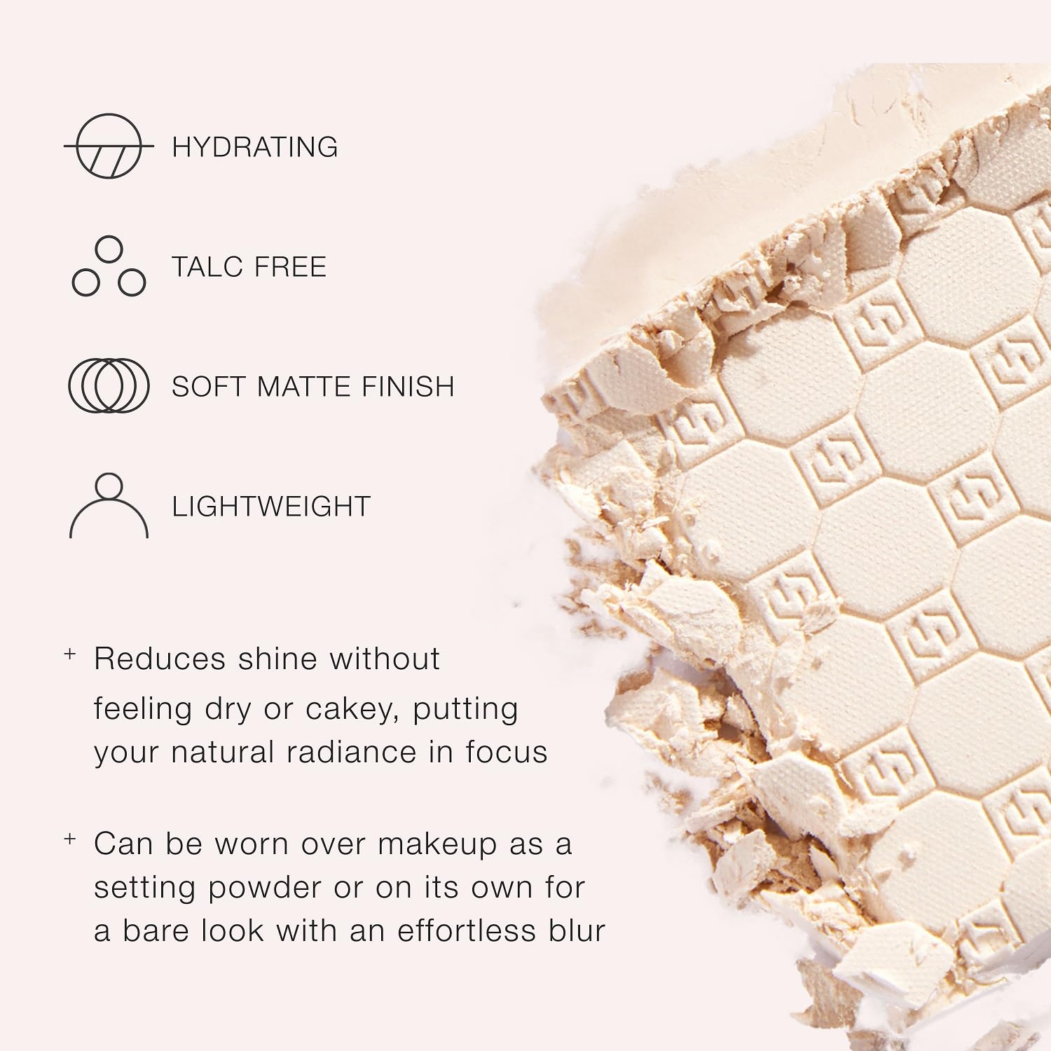 Jouer Soft Focus powder with silky texture achieving natural matte look