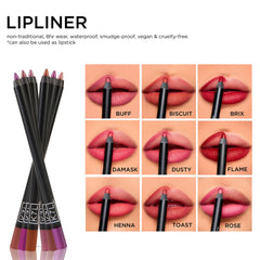 K7L Pink Lip Crayon outline demonstrates precise lip definition for clean edges