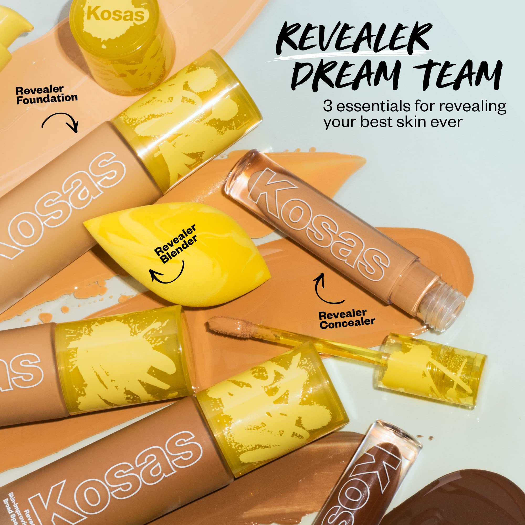 Kosas Revealer vegan formula signaling clean, skin-friendly beauty