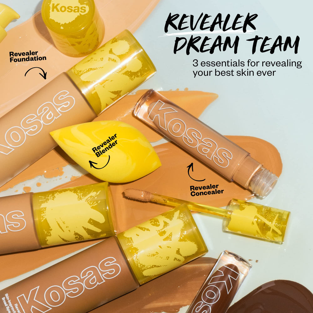 Kosas Revealer vegan formula signaling clean, skin-friendly beauty
