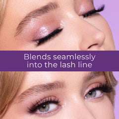 Lilly Lashes Closeup Playful 13mm — detailed view of a soft cat-eye style.
