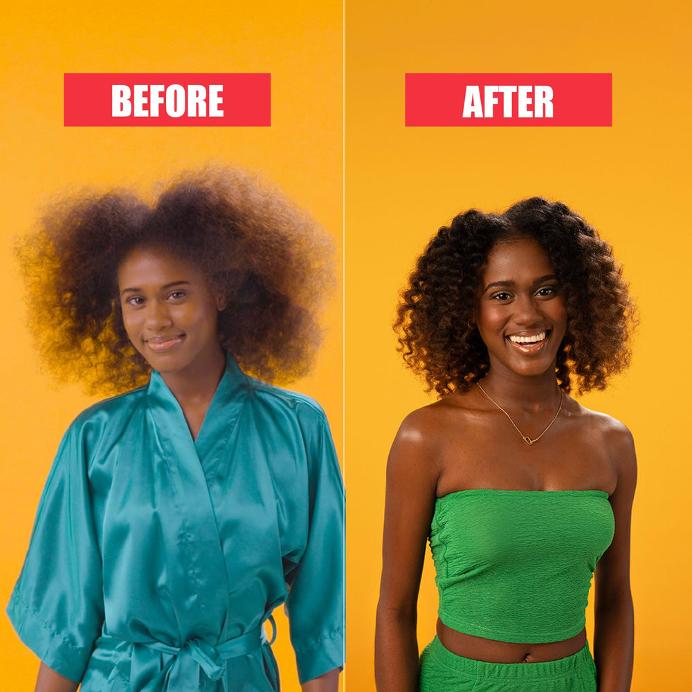 Packaging close-up on Lola From Rio Meu Cacho Minha Vida for frizz control.