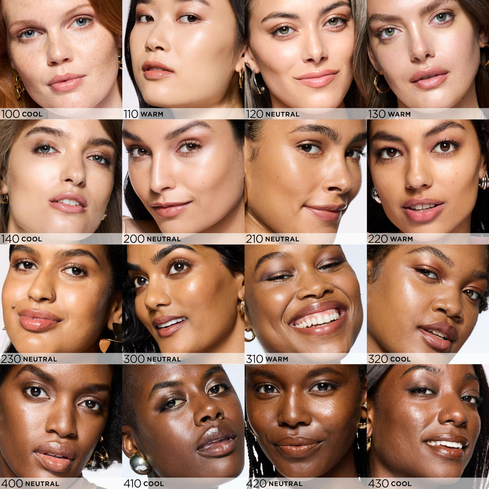 Smooth blend demonstrates buildable coverage with a second-skin feel.