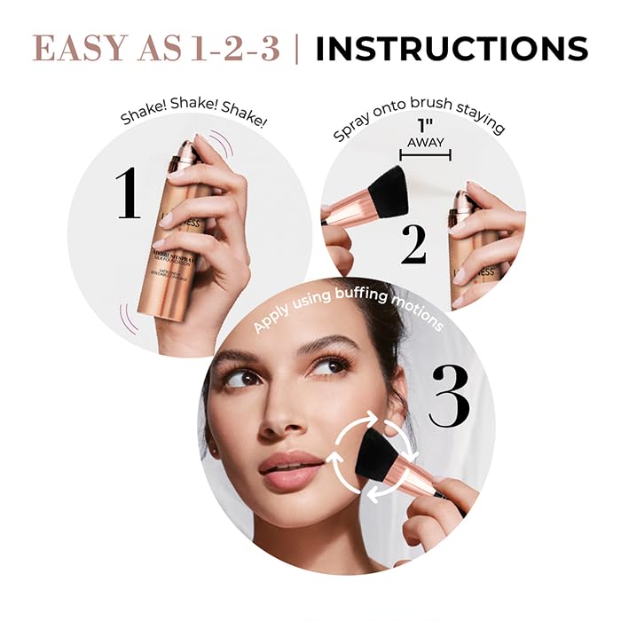 LUMINESS lightweight formula suitable for all skin types
