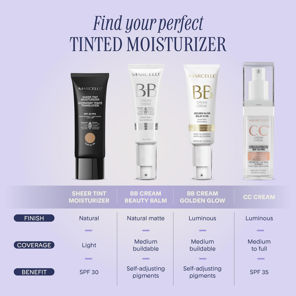 Marcelle BB Cream Beauty Balm hypoallergenic product for gentle wear