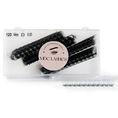 MDC LASHES Promade fans box of 1000 speeds up lash appointments