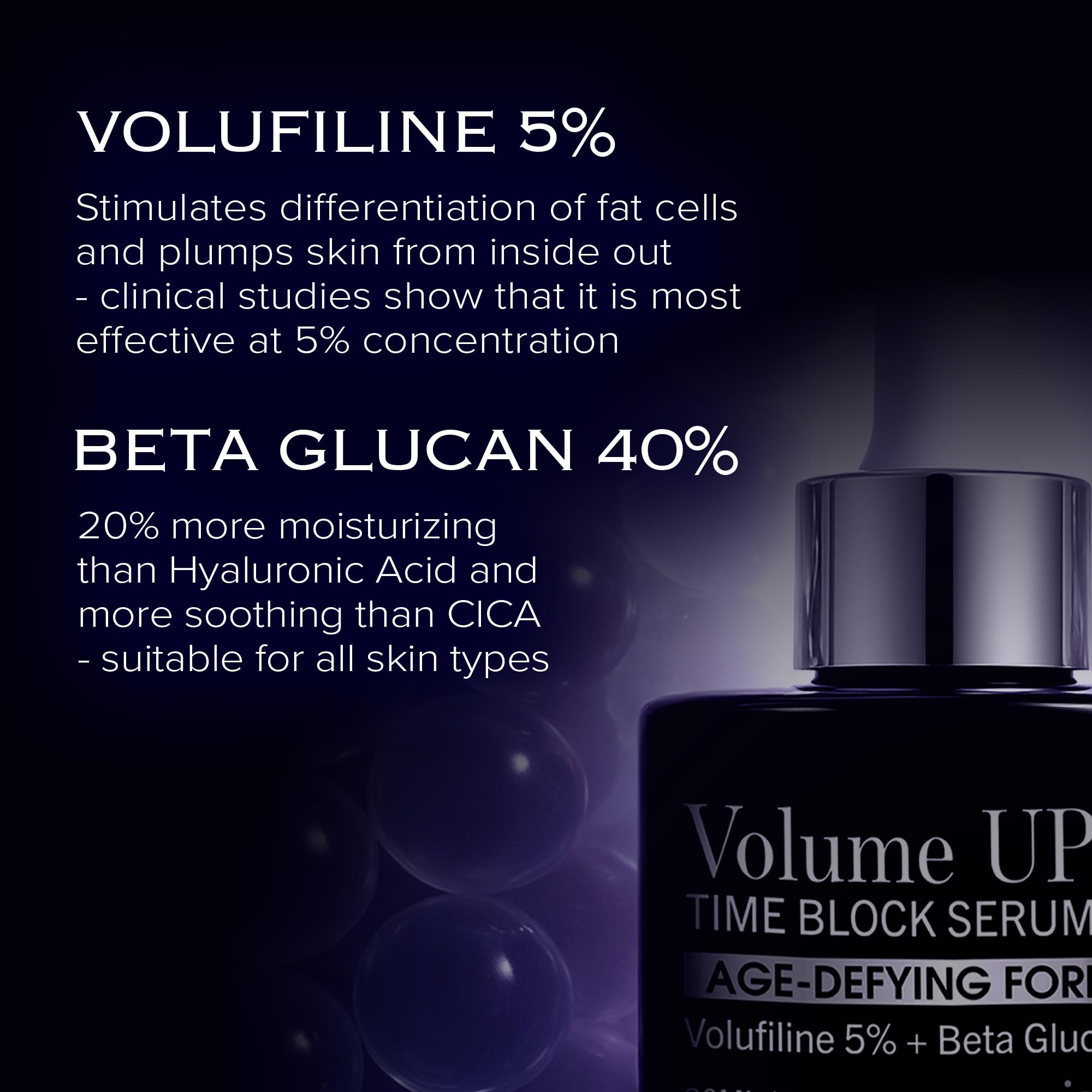 Mimmua Volume Up Serum on neck area for subtle firming