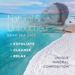 Coarse-grain Minera Dead Sea Salt pour shows larger crystals