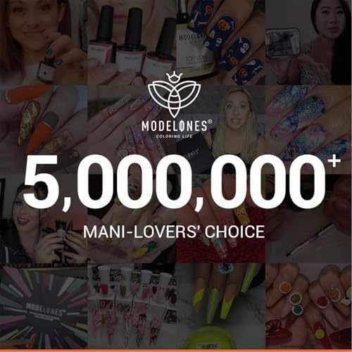 Modelones Easy 1-coat application with 60-second cure for at-home manicures