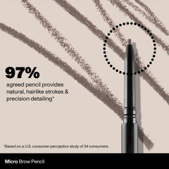 MORPHE Micro Dual Eyebrow Pencil Java two-color technique adds depth and realism.