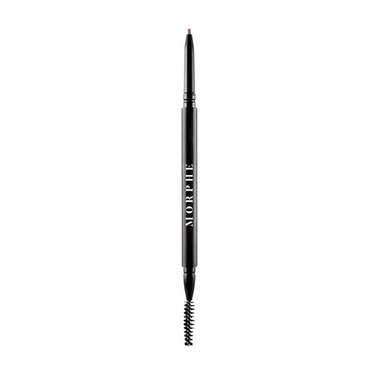 Morphe Micro Dual Eyebrow Pencil tip delivers precise, hairlike strokes for natural brows