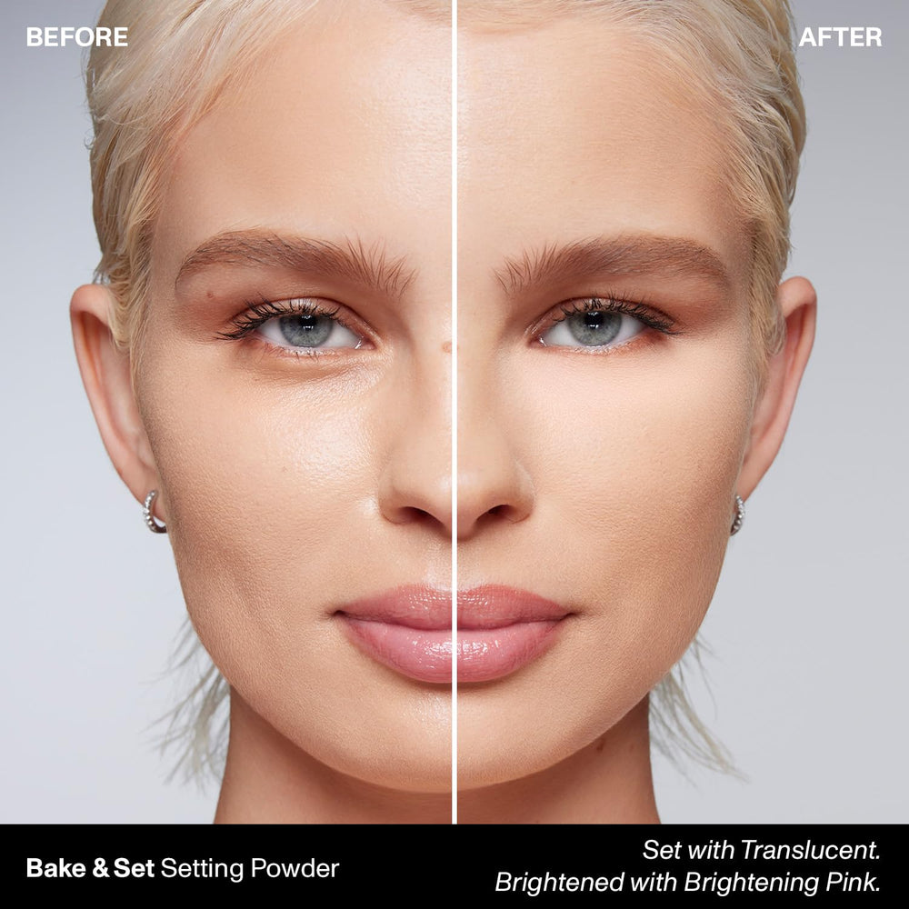 MORPHE loose setting powder jar ready for baking to lock makeup