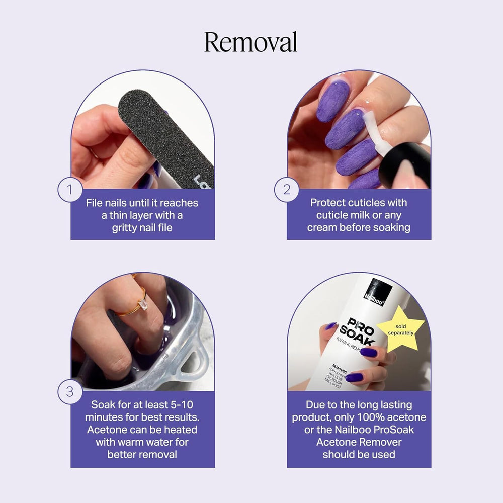 Nailboo Top Coat locks in shine without UV light.