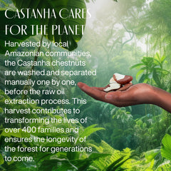 Natura Castanha Hand Cream used for nails and cuticles care
