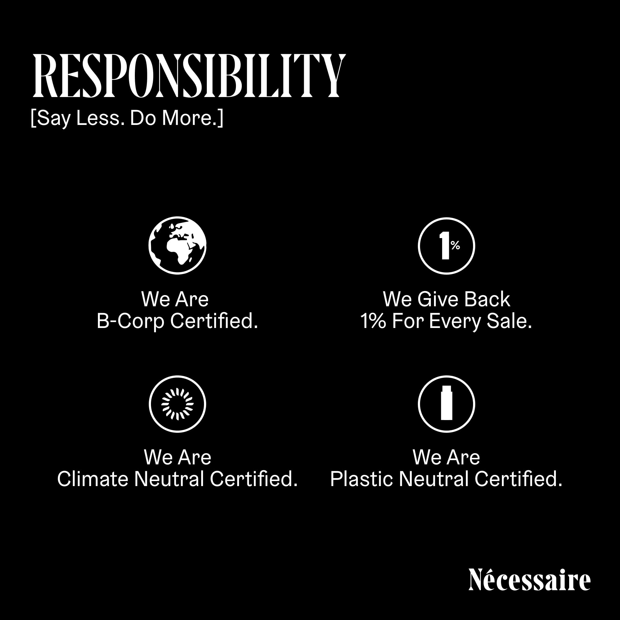 Nécessaire Eucalyptus 450 ml size label confirms generous bottle for extended use