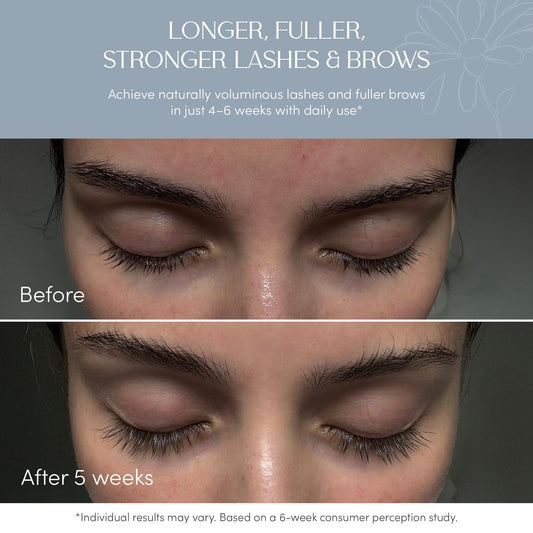 NUNA lash growth serum precision brush for precise lash-line application.