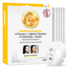 OOTD vitamin C collagen hydrogel mask box with five masks for at-home pampering.