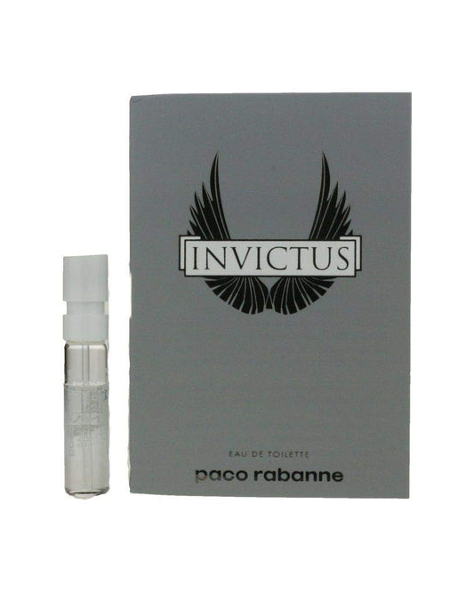 Paco Rabanne Invictus compact vial, ideal for travel and on-the-go fragrance.