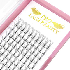 PRO LASHBEAUTY premade fans 8D 0.07 17mm close-up for natural volume
