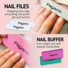 Pronto nail scraper ready for clean edges and cleanup