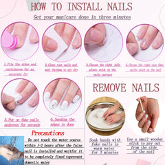 RUOKEXIN hand with nails showing a natural-looking glossy finish