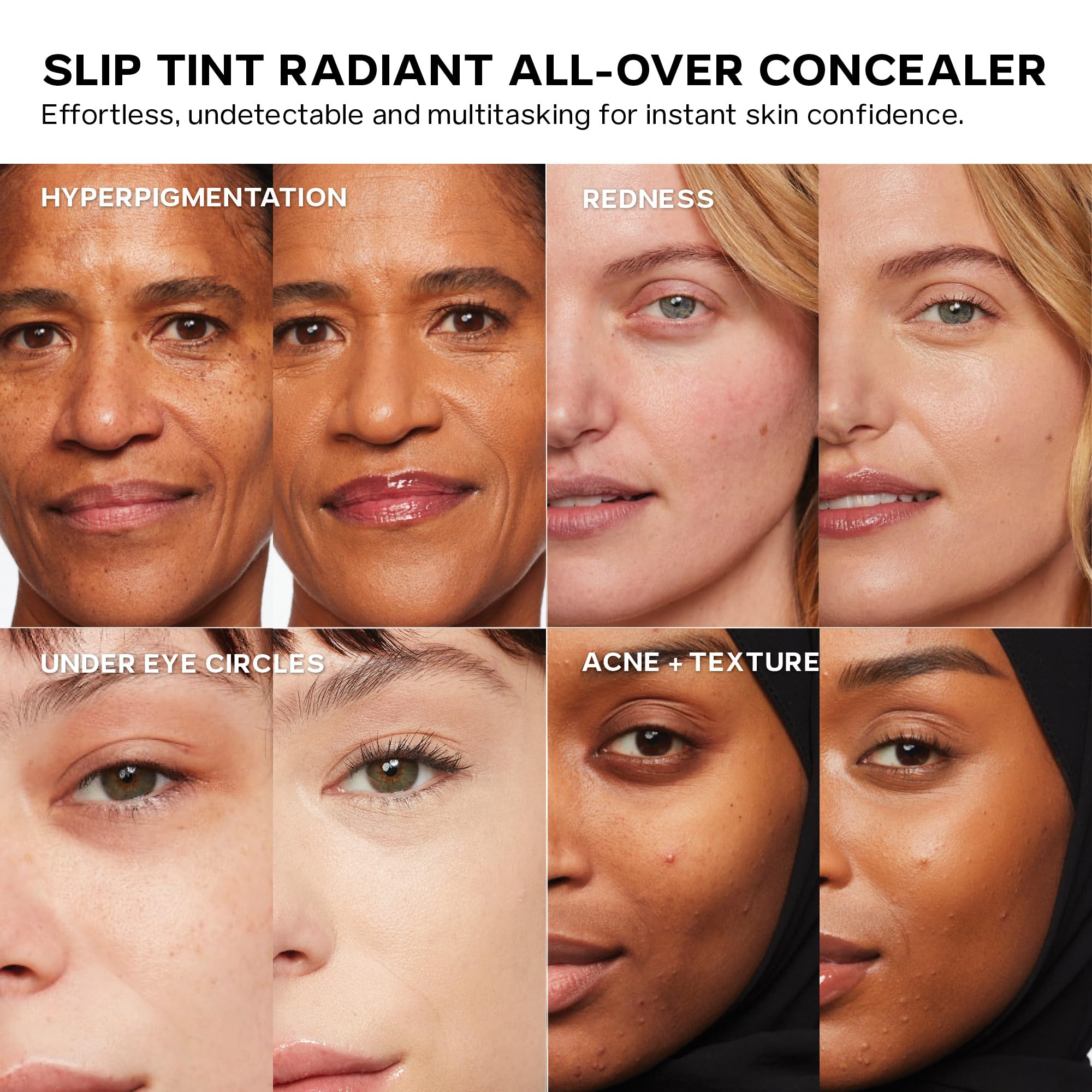 Saie Slip Tint formula delivers hydration with hyaluronic acid on skin.