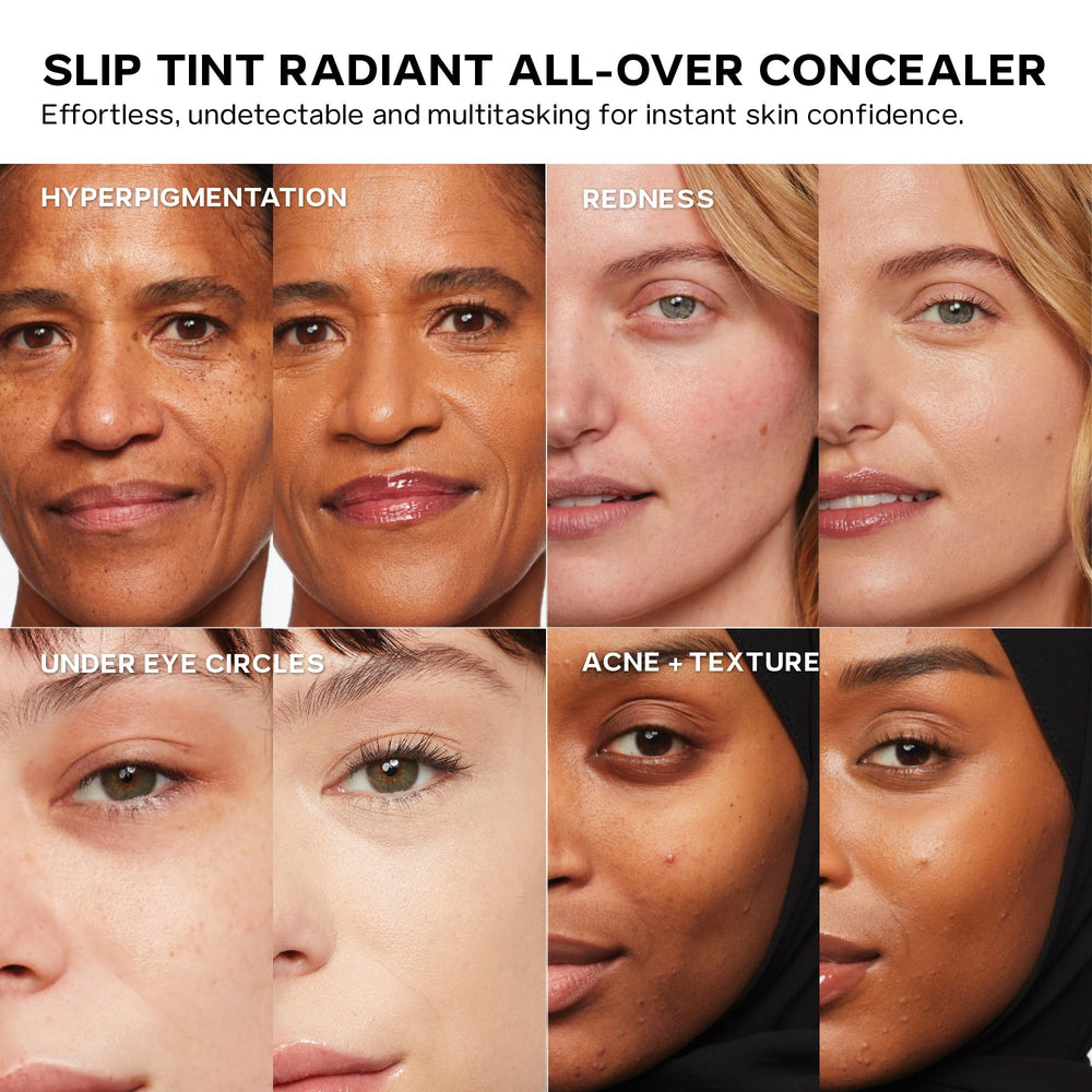 Saie Slip Tint formula delivers hydration with hyaluronic acid on skin.
