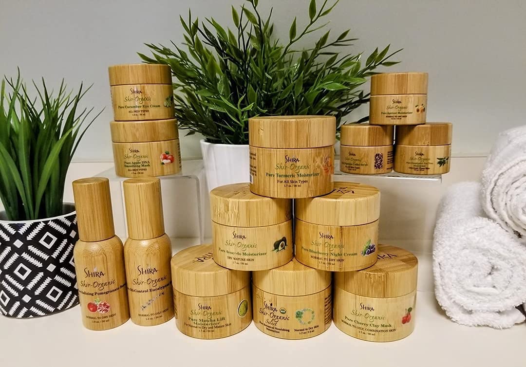 Shira Shir Turmeric Moisturizer packaging box communicates paraben-free, sulfate-free formulation.
