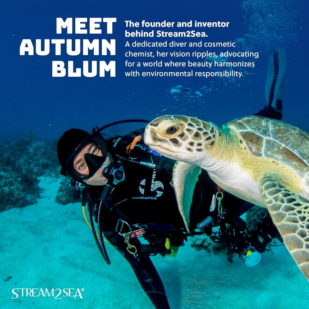 STREAM 2 SEA biodegradable tube supports planet-friendly travel.