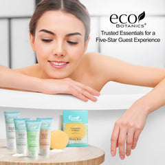 Terrapure white tea scented amenities create a fresh hotel vibe