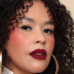The Lip Bar nonstop liquid matte pack front view highlights compact dual shade presentation.