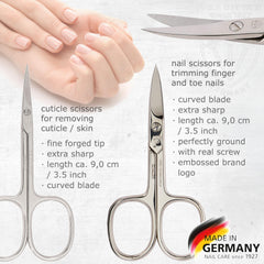 Three Swords Germany glass nail file double sided for smooth shaping and gentle filing