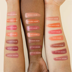 Tower 28 BeachPlease Lip Tint on lips for wearable color