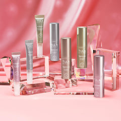 TULA Maple Glaze Lip Treatment swirl highlights 24-hour hydration and a glossy finish