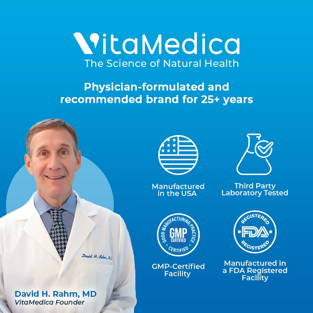 VitaMedica post-procedure care image emphasizes physician-formulated reassurance.